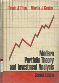 Modern Portofolio Theory And Investment Analysis