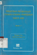 Peraturan Pelaksanaan Undang-Undang Perpajakan Tahun 2000 Buku 2