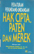 Peraturan Perundang-Undangan Hak Cipta, Paten Dan Merek
