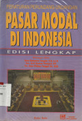 Peraturan Perundang-Undangan Pasar Modal di Indonesia 1995-1996