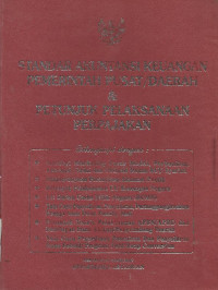 Standar Akuntansi Keuangan Pemerintah Pusat/Daerah dan Petunjuk Pelaksanaan Perpajakan