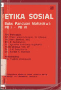 Etika Sosial Buku Panduan Mahasiswa PBI - PB VI