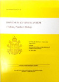 Dominum et Vivificantem : ensiklik Sri Paus Yohanes Paulus II tentang Roh Kudus dalam kehidupan gereja dan dunia = Tuhan,pemberi hidup