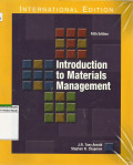 Introduction to Materials Management