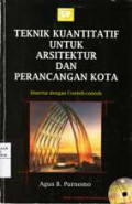 Teknik Kuantitatif Untuk Arsitektur dan Perancangan Kota