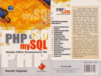 PHP dan mySQL dengan editor dreamweaver Mx