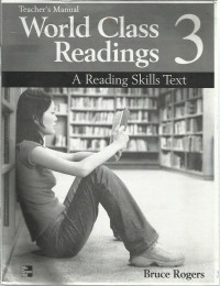 Teacher's manual world class readings 3
