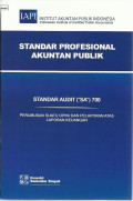 Standar Profesional Akuntan Publik : standar audit (
