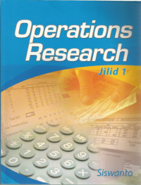 Operations Research, Jilid 1