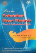 Buku Ajar Kebutuhan Dasar Manusia Teori & Aplikasi Dalam Praktik