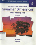Grammar Dimensions 4 : Form, Meaning, Use