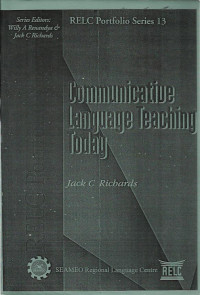 Comunicative language teaching today