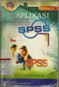 Aplikasi analisis multivariate dengan program SPSS