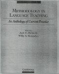 Metodology in language teaching : An Anthology of Current Practice
