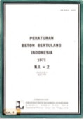 Peraturan Beton Bertulang Indonesia 1971