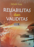 Realiabilitas dan Validitas