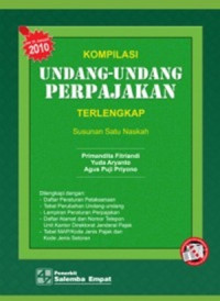 Kompilasi Undang - Undang Perpajakan Terlengkap 2010